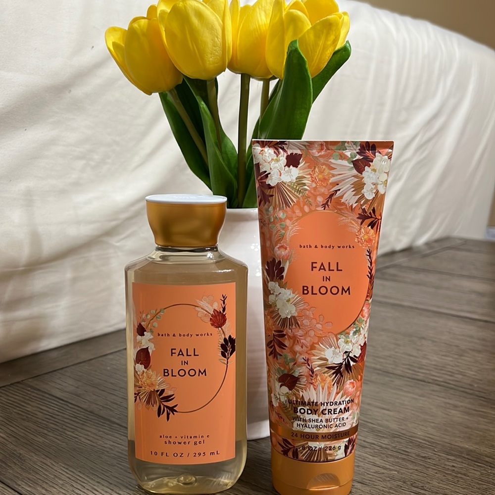 BBW fall in bloom shower gel & body cream